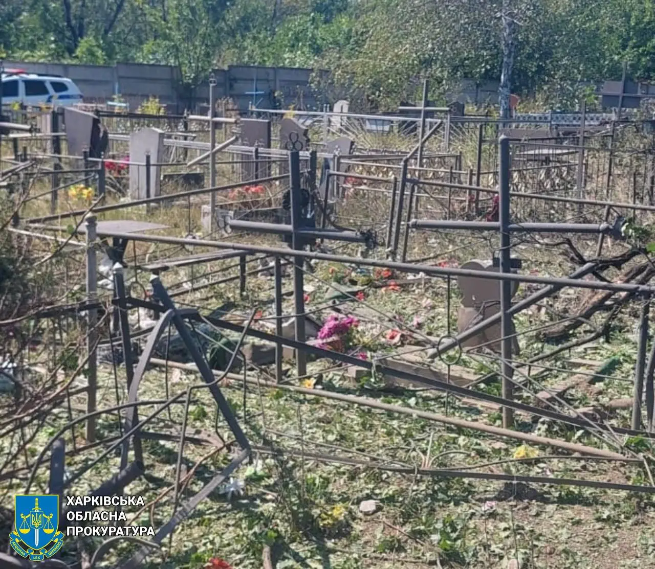 Удар КАБом по цвинтарю в Лісному: наслідки та постраждалі