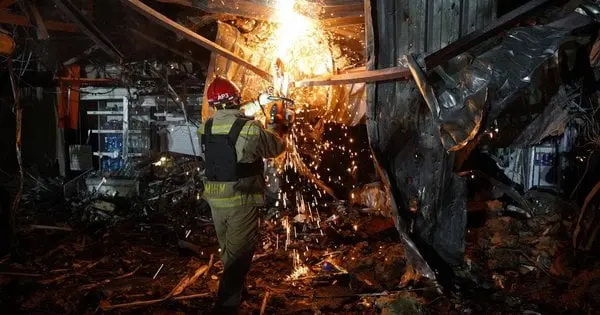Російський дрон атакував АЗС на Полтавщині, четверо поранених
