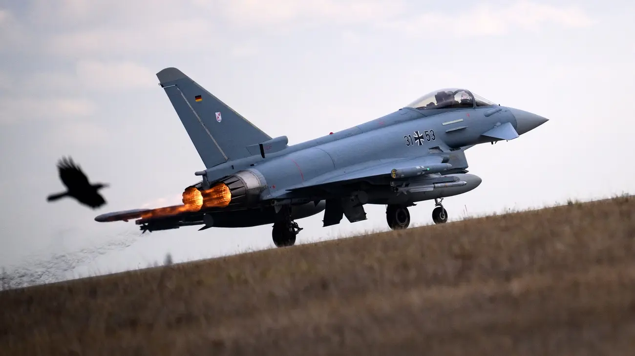 Німеччина перекинула до Польщі п&#700;ять винищувачів Eurofighter напередодні навчань "Запад-2025"