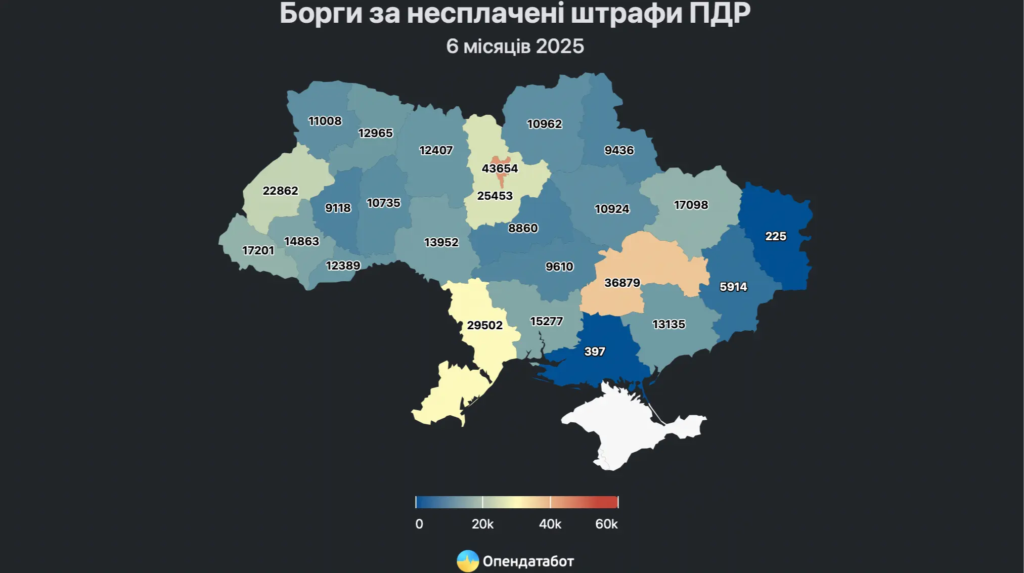 В Україні кількість боргів за несплачені штрафи за порушення ПДР побільшало у 2,5 раза
