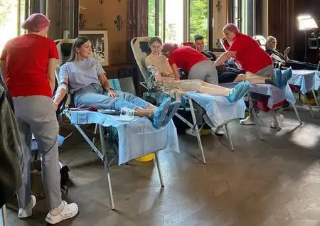У Музеї Ханенків пройшла благодійна акція з донації крові разом із «Солом’янськими котиками»