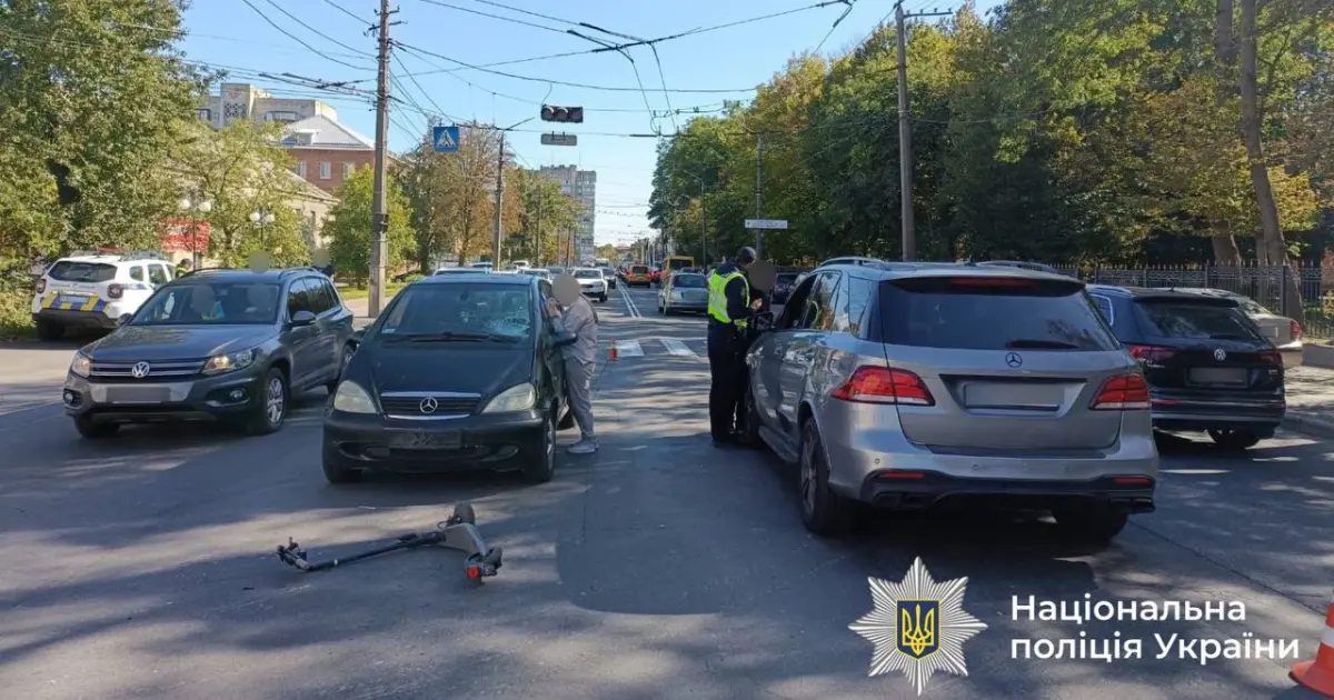 У Вінниці внаслідок ДТП госпіталізували 11-річного хлопчика