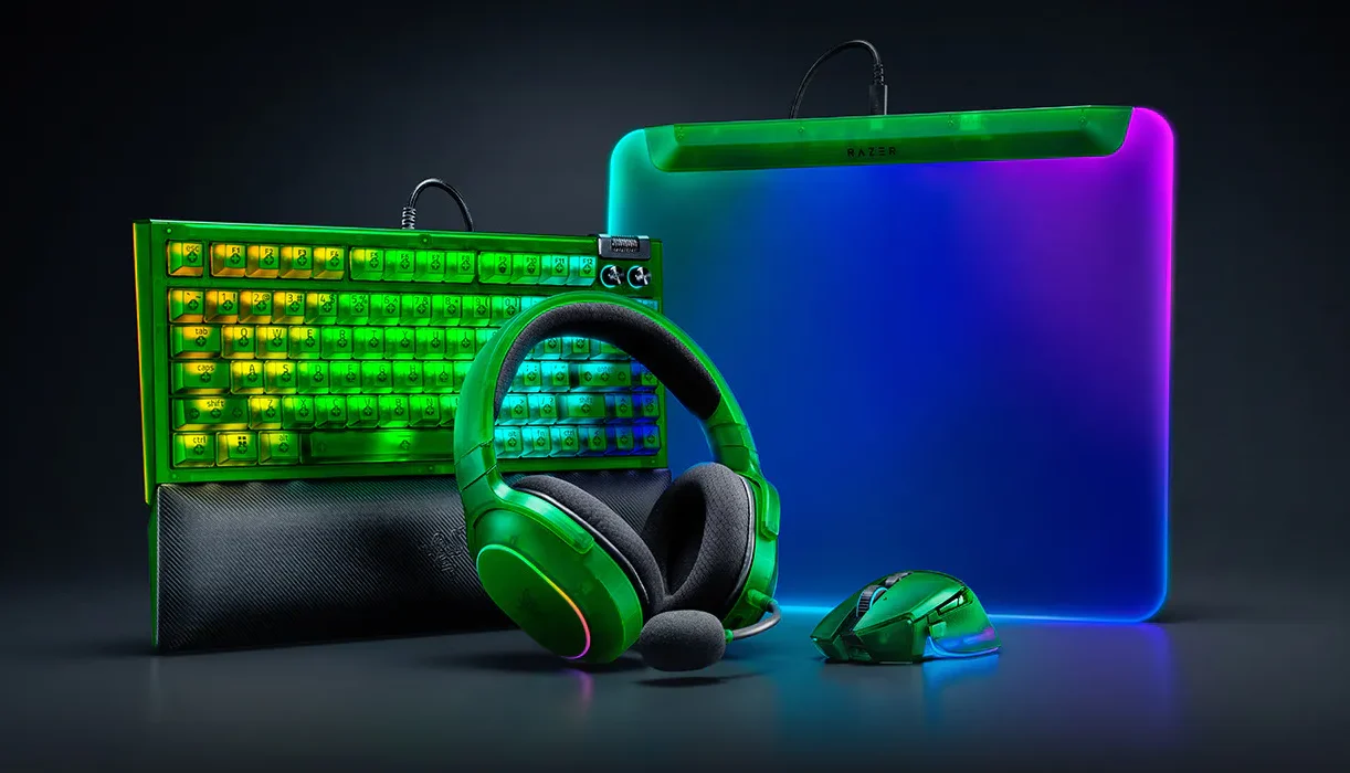 Razer презентувала Phantom Collection: прозорі аксесуари з підсиленим RGB-підсвічуванням
