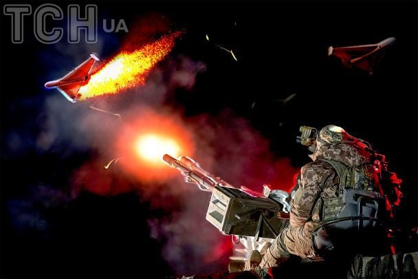 Нічна атака дронів на Київщину: працює ППО | ТСН