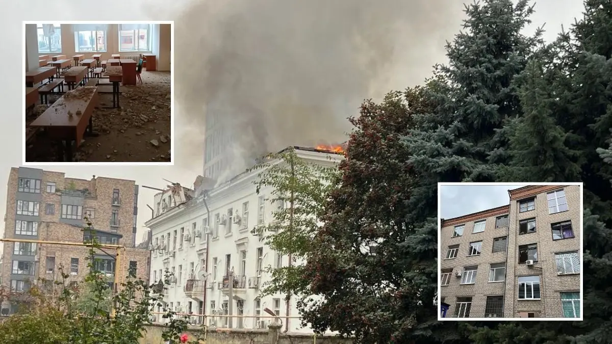Через дронову атаку на Дніпро 30 вересня постраждали корпуси ДНУ: є поранена, пошкодженні десятки аудиторій