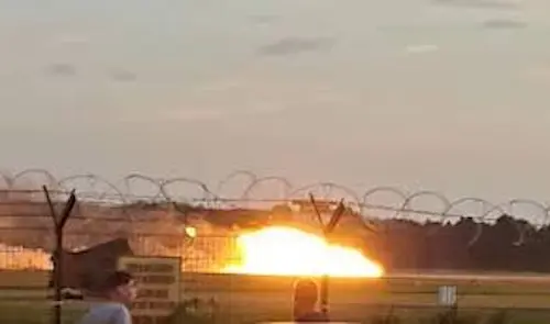 У Польщі на репетиції авіашоу розбився F-16, пілот загинув