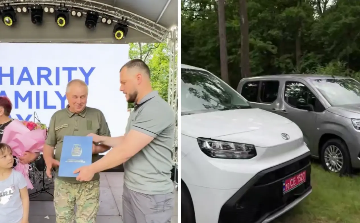 У Бучі передали автомобілі родинам, які виховують десятки дітей