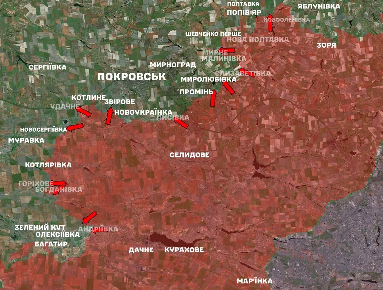 За добу на фронті відбулося 174 бої, відносна більшість на Покровському напрямку