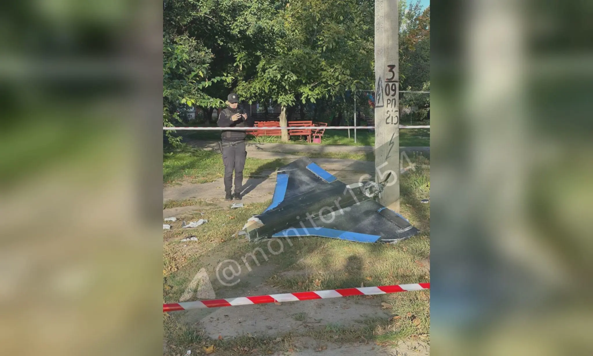 Харків’яни знайшли російський дрон біля будинку (фото)
