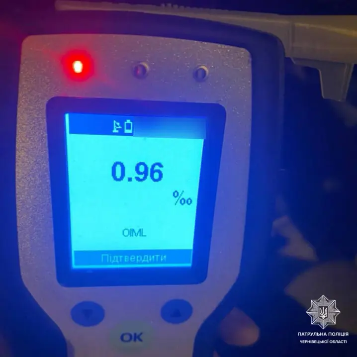 У селі Шипинці поліціянти спіймали п'яного водія