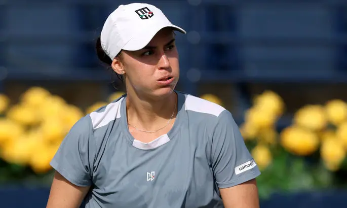 Ангелина Калинина на отказе уступила в первом раунде турнира WTA 125 в Бари