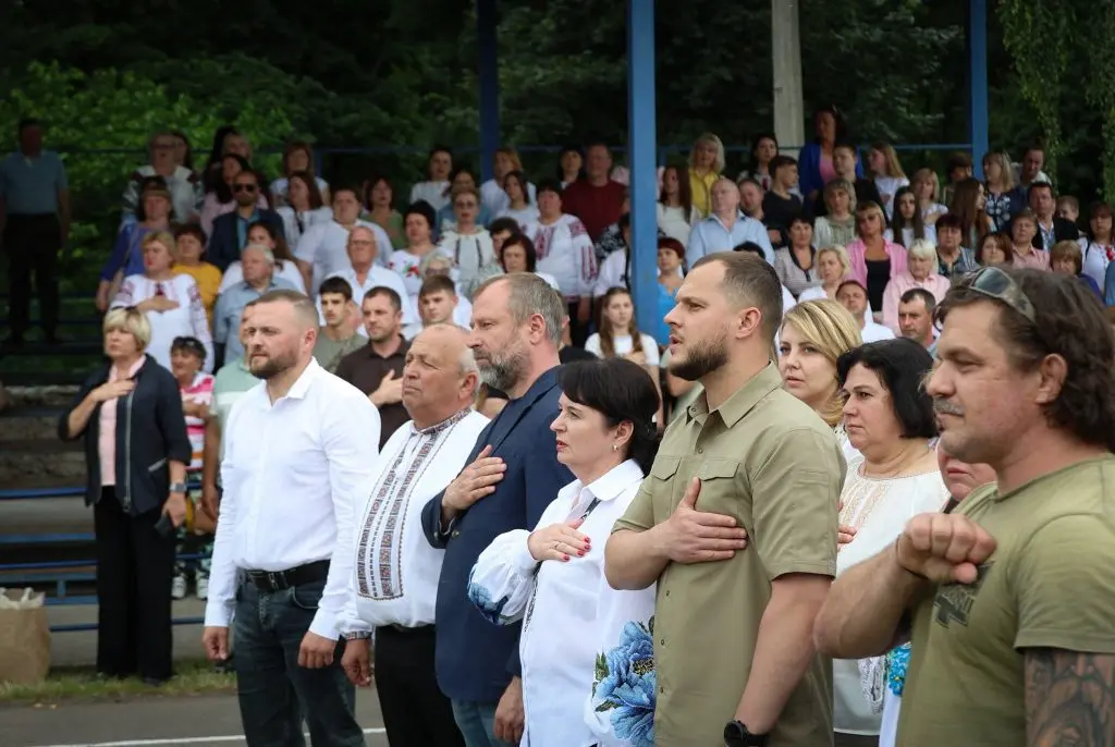 Микола Калашник разом із Яготинською громадою участь у святкових заходах з нагоди Дня Конституції