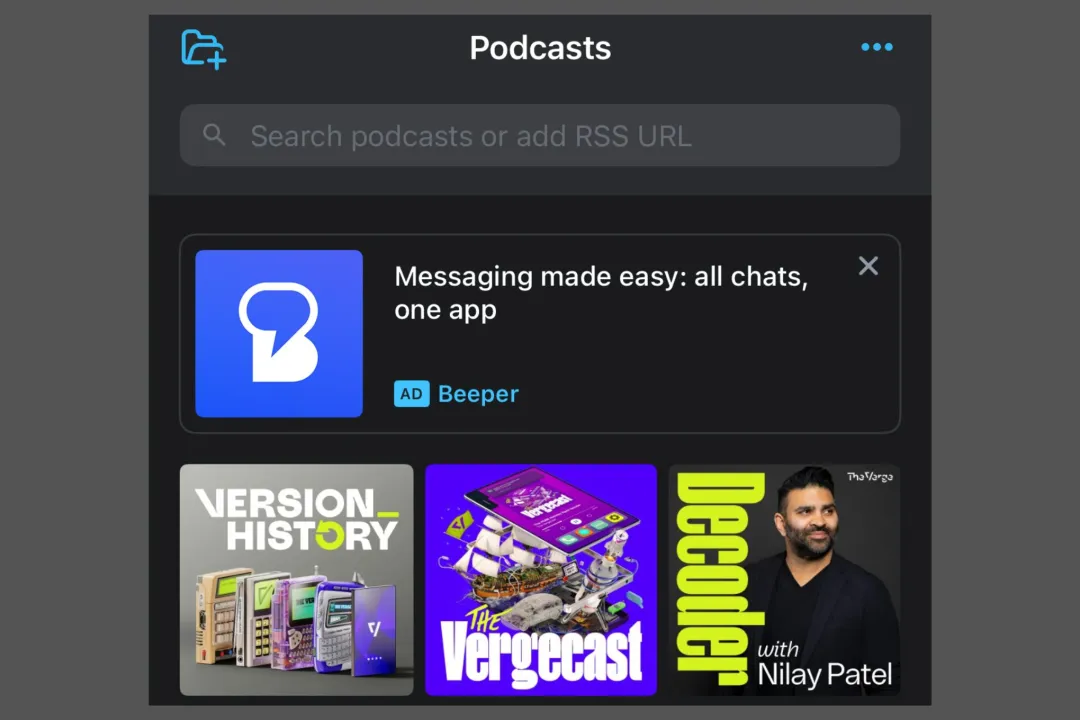 Pocket Casts показує рекламу тим, хто заплатив за додаток