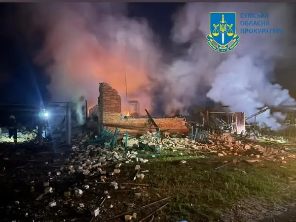 Дитина і двоє дорослих неподалік Сум стали жертвами повітряної атаки рф цієї ночі
