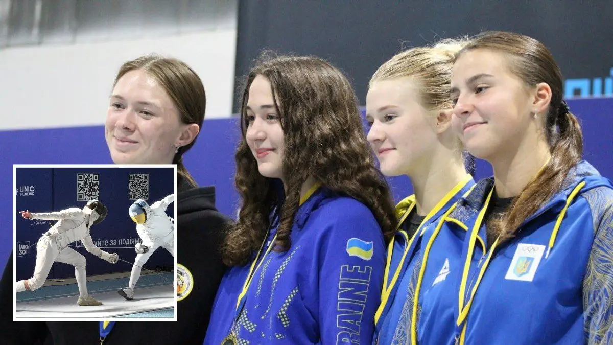 Дніпровська фехтувальниця виборола "бронзу" на юніорському чемпіонаті України