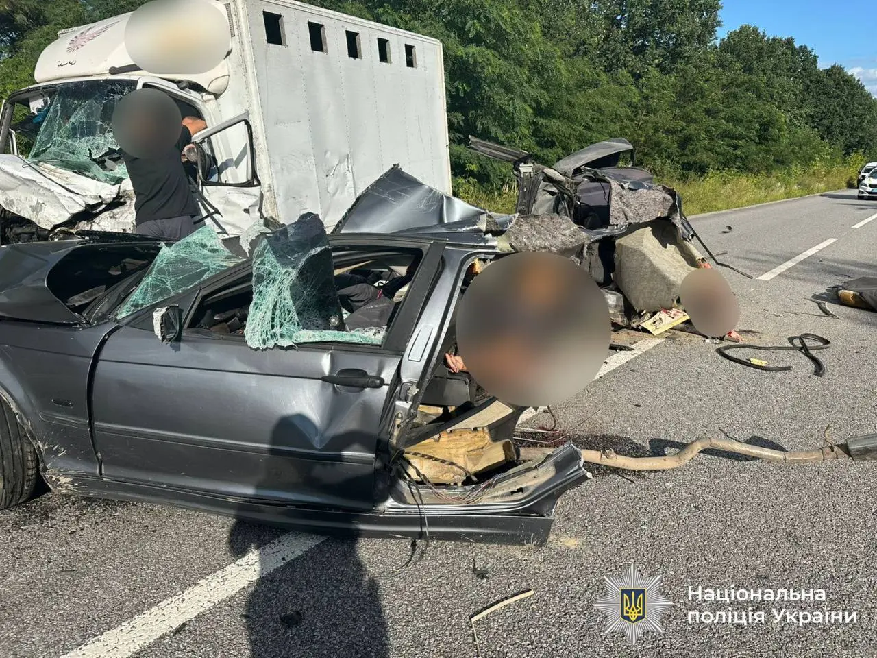 В аварії на Вінниччині загинули водій та пасажир BMW