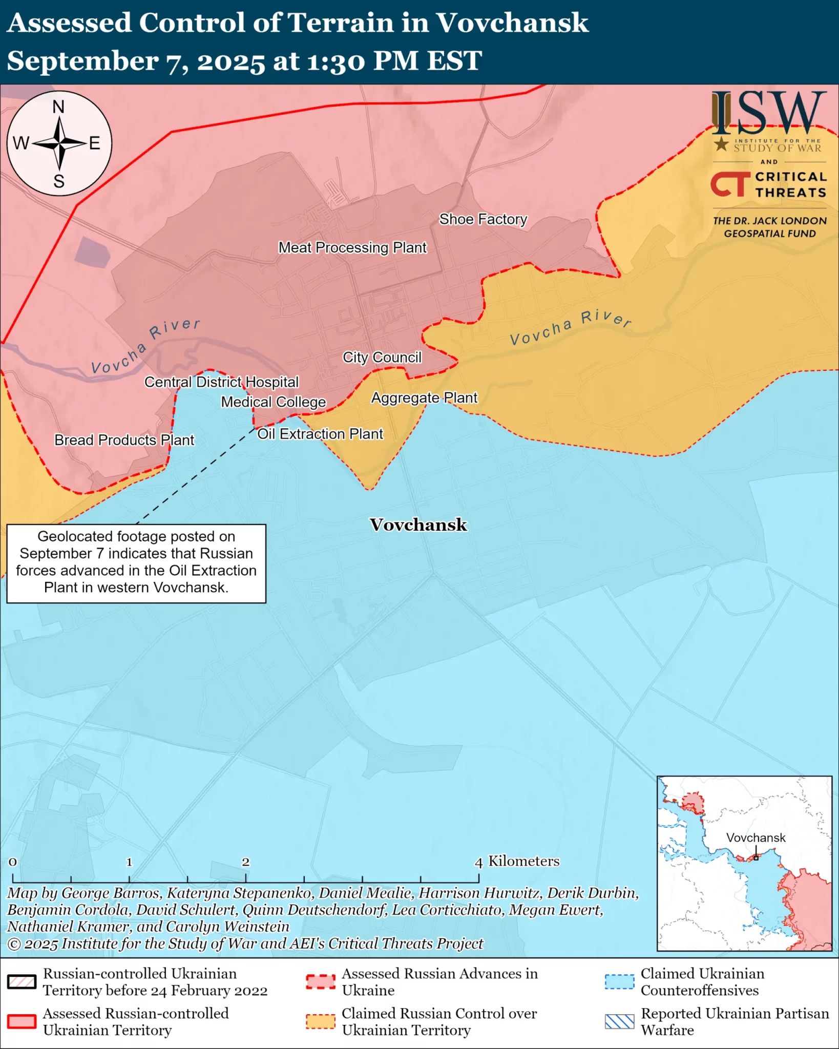 ISW: на півночі від Харкова просунулися росіяни – що захопили