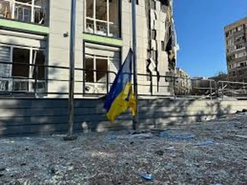 В Одесі реконструюють поліклініку, яка постраждала від «шахеда»