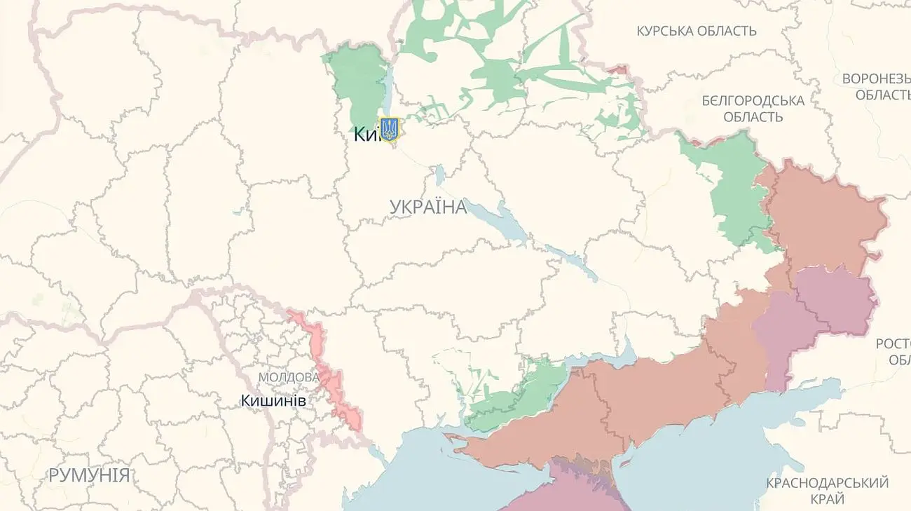 DeepState: За понад тисячу днів росіяни окупували менше 1% території України