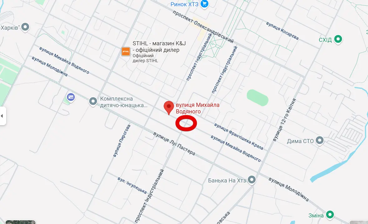 Перехрестя в Харкові закрили для транспорту до вересня