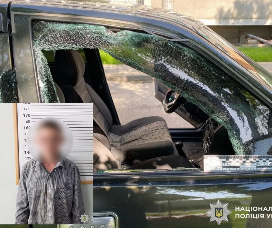 На Вінниччині 19-річний хлопець розбив скло автівки і пограбував її