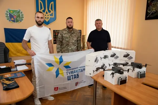 Конкурс «Безпечні стійкі громади»: Лука-Мелешківська громада передала військовим дрони