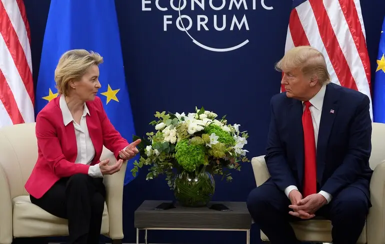 Фон дер Ляєн і Трамп напередодні саміту у Канаді обговорили Близький Схід і Україну