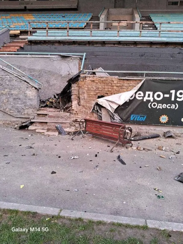 У Києві росіяни пошкодили стадіон "Спартак": що відомо про наслідки