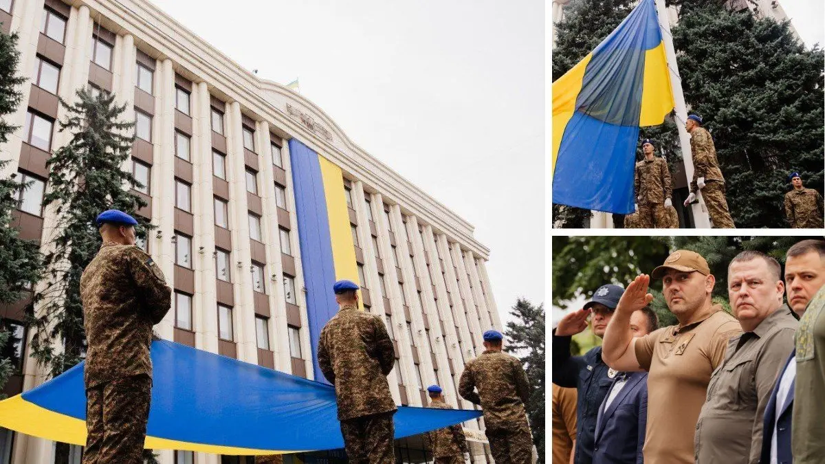 У Дніпрі у День Державного прапора підняли синьо-жовтий стяг: Філатов поділився особистою історією
