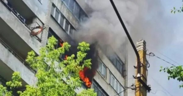 У багатоповерхівці на вул. Грінченка у Львові виникла пожежа