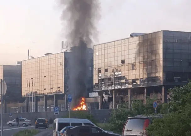 Дрони атакували російський технопарк у Москві (відео)