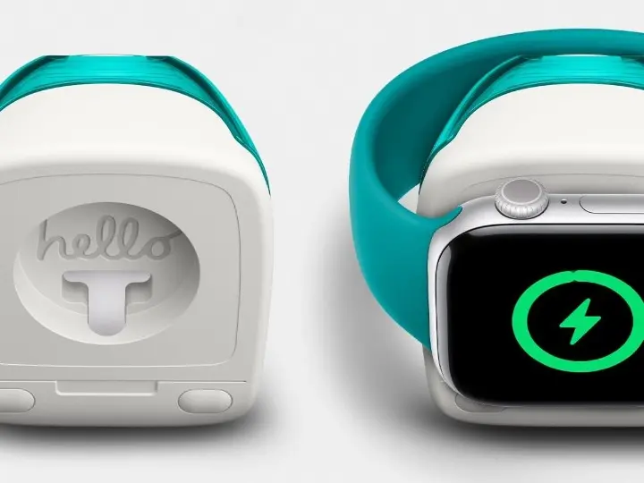 Стильна зарядка для Apple Watch у стилі iMac G3