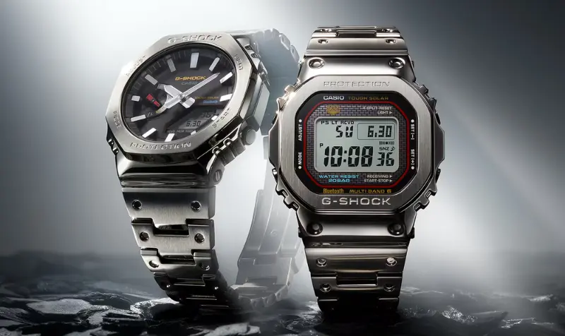 Casio представляє нові моделі G-Shock Full Metal з ретро-акцентами