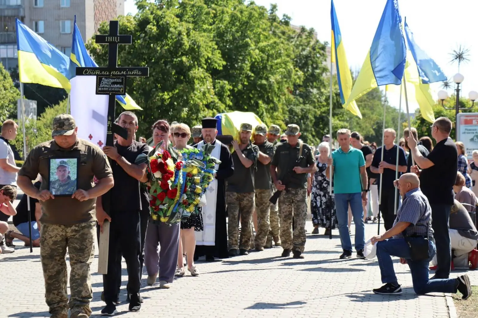 Покров прощався з Захисником Сергієм Висоцьким