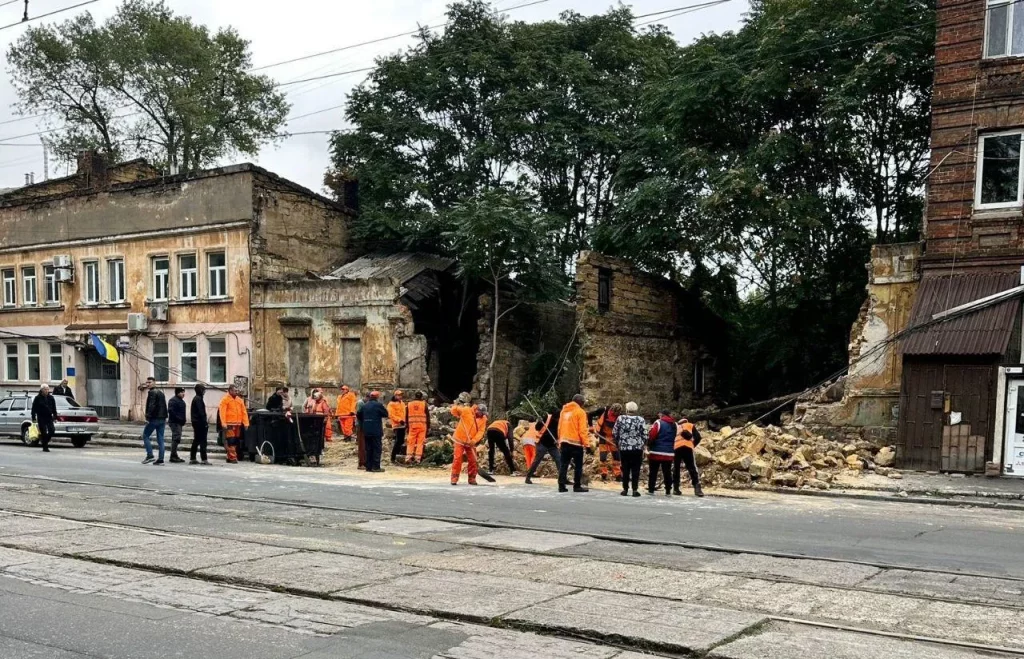 На Молдаванці в Одесі обвалилася стіна приватного будинку