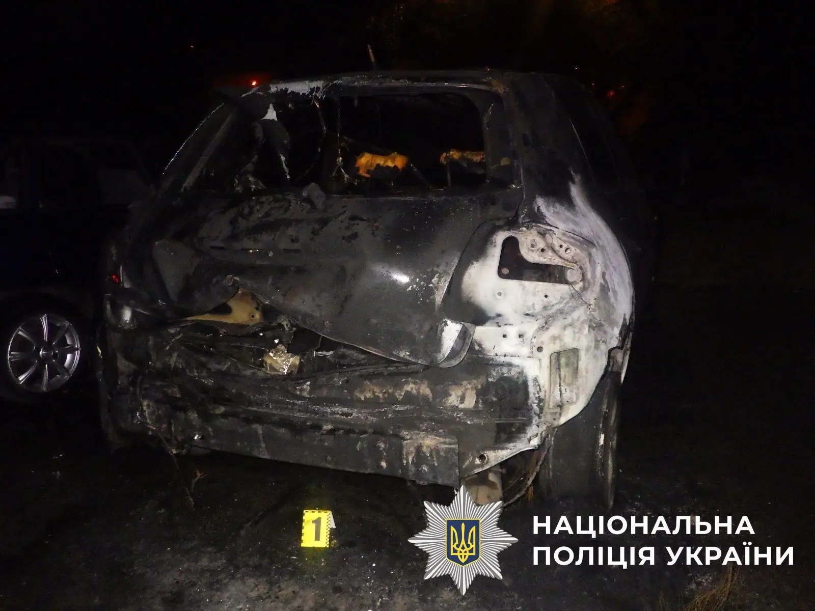 33-річний мешканець столиці заради помсти спалив автомобіль (фото)