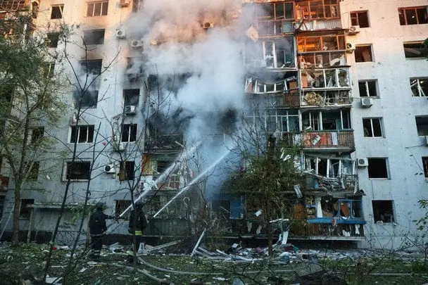 У Києві жінка померла від стресу під час російської атаки — КМВА
