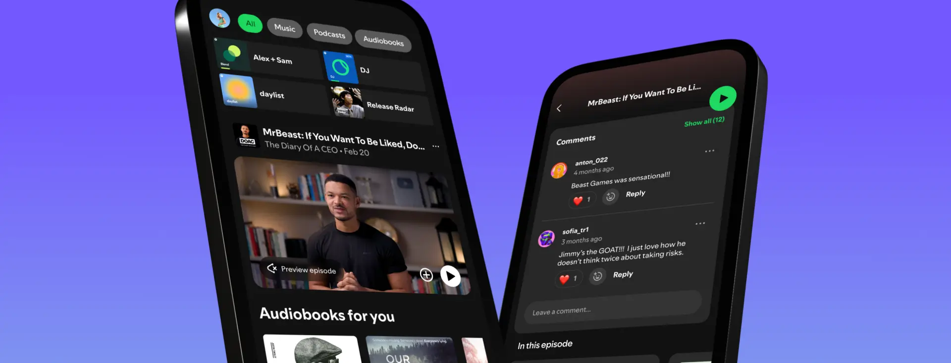 Spotify оновлює інтерфейс для зручнішого прослуховування подкастів