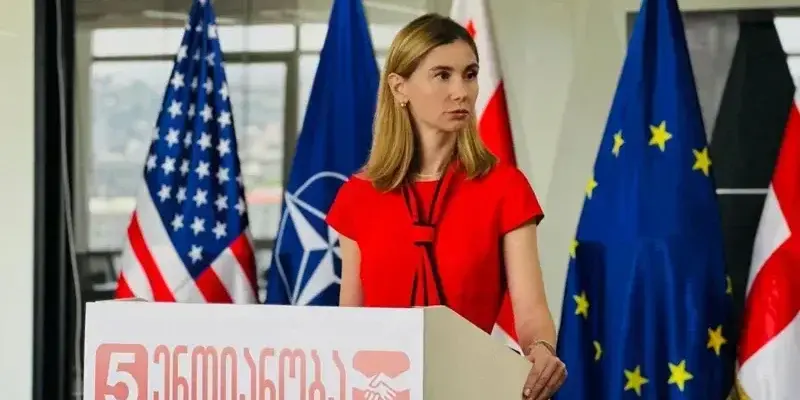 Одна з лідерів грузинської опозиції заявила про викрадення чоловіка з метою її залякати