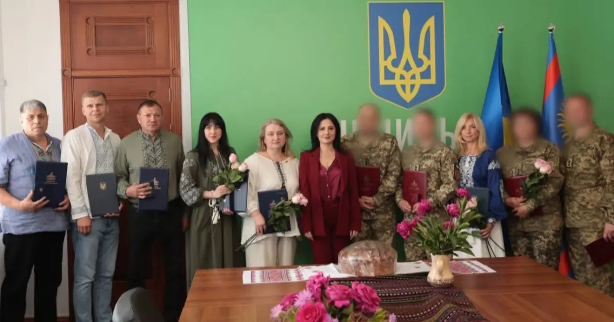 У Вінниці вручили відзнаки Верховної Ради працівникам різних сфер