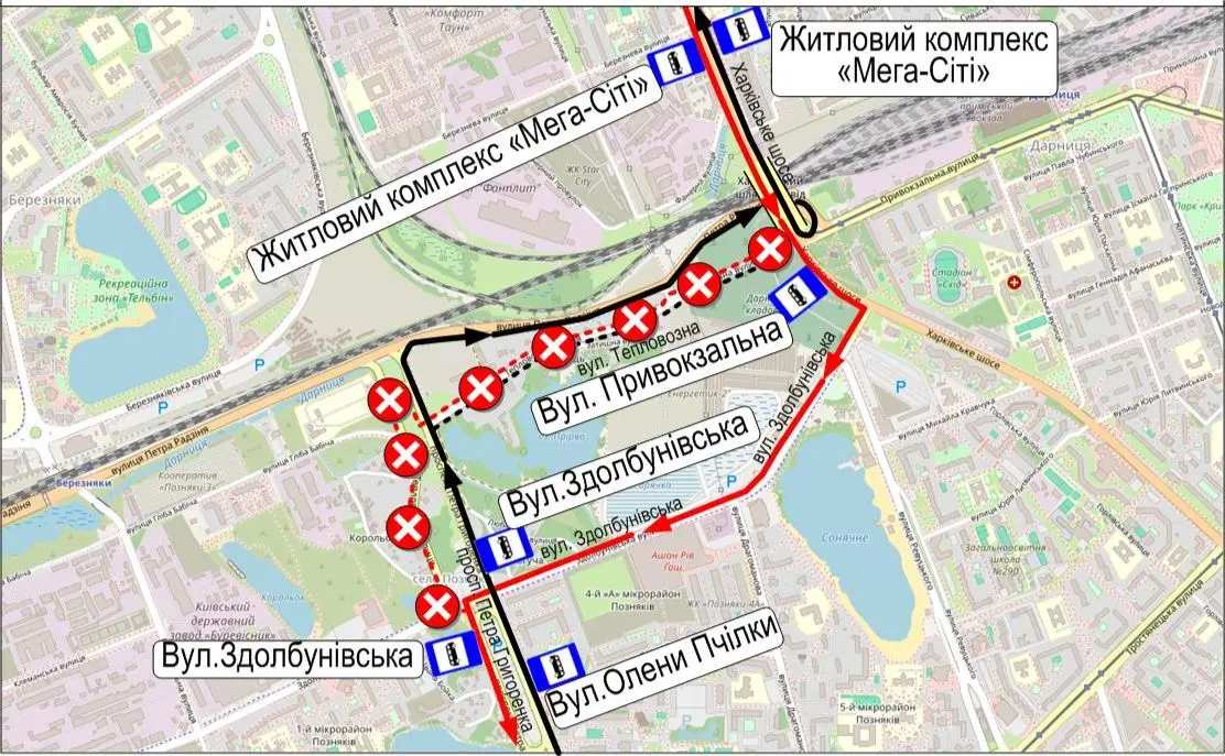 20 вересня автобуси № 42, 51, 63, 115 курсуватимуть зі змінами руху на вулиці Тепловозній