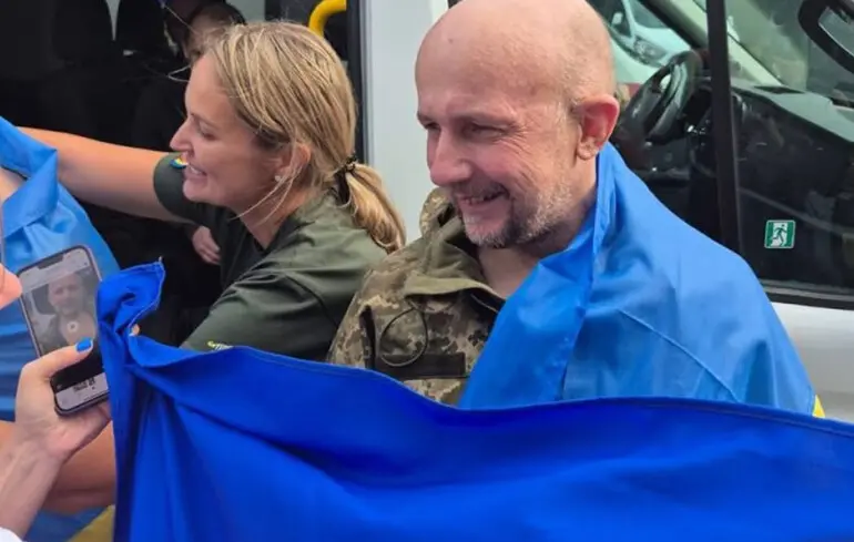 Український журналіст Дмитро Хилюк повернувся з російського полону
