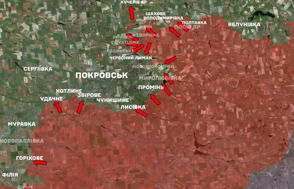 Ситуація на фронті: окупанти зосереджують сили на Покровському