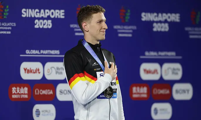 Впервые в карьере. Мертенс стал чемпионом мира по плаванию