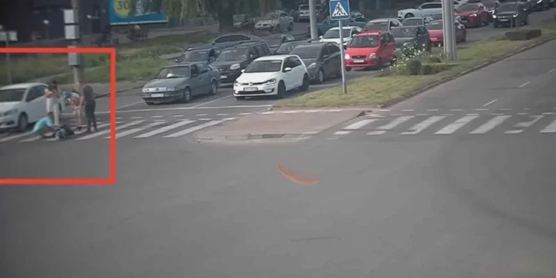 У Вінниці водій збив на переході дівчину на електросамокаті