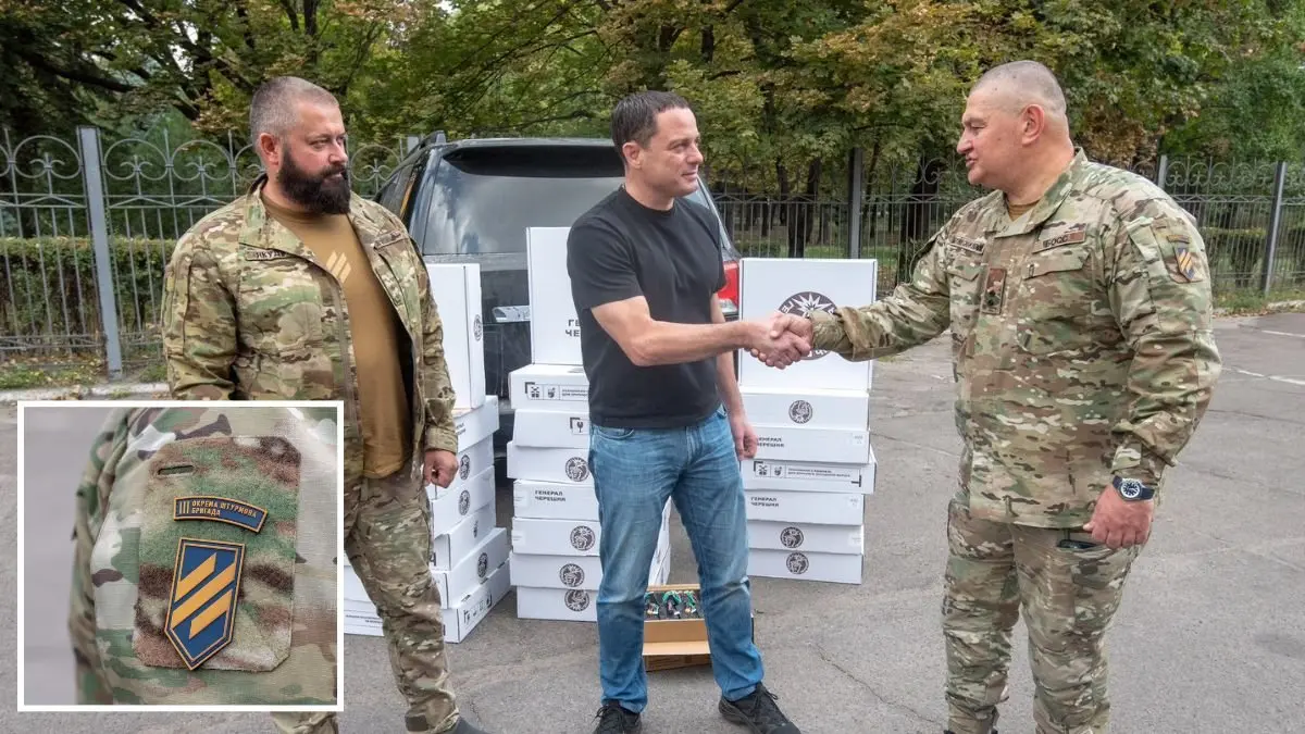 Утримують фронт від Лиману до Куп’янська: у Кам’янському передали партію FPV-дронів бійцям 3-ї штурмової бригади