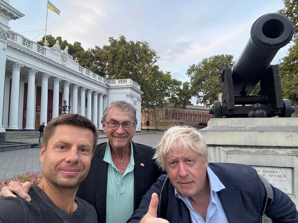 Одесу відвідав колишній британський прем’єр та друг України Борис Джонсон