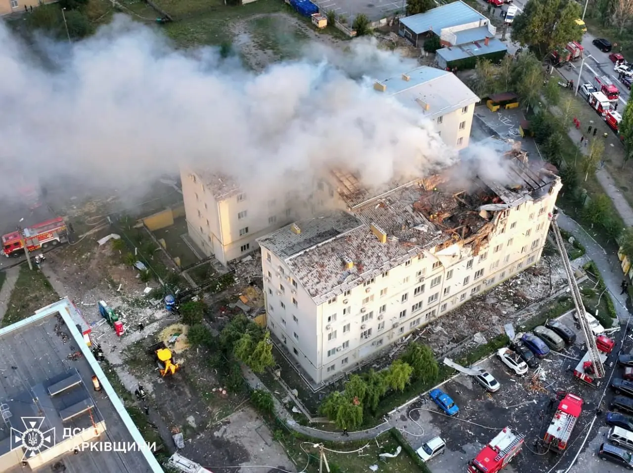 У Харкові та області ліквідовано численні пожежі внаслідок російських