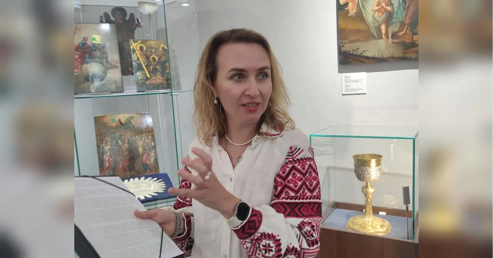 «На вручення Томоса ми мали надати зі скарбів лаври щось особливе. Вибрали ось цей шедевр»: у Києві відкрилася надзвичайна виставка
