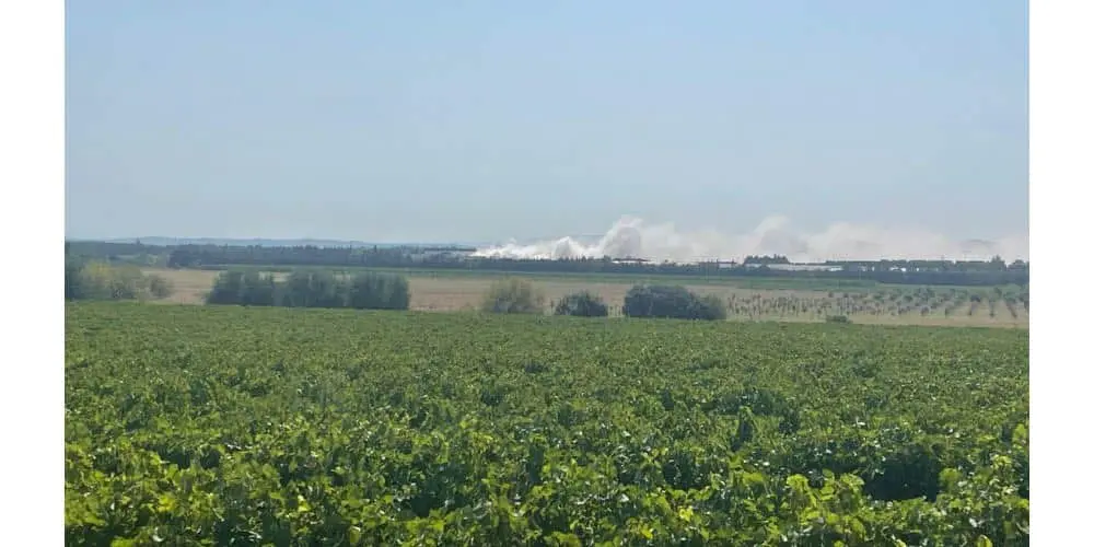 На півдні Франції спалахнула пожежа на хлорному заводі